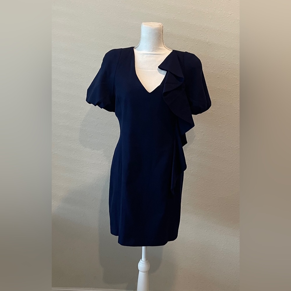 NEW, French Connection, short sleeves fully lined dress.